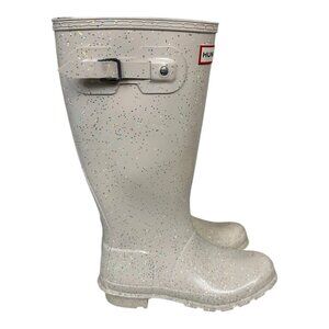 Hunter Original Giant Glitter Rain Boots Color Cast Girls Size 5